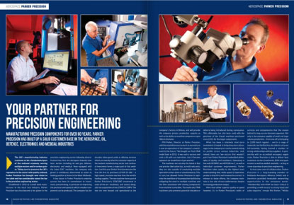Parker Precision in Manufacturing and Engineering Magazine